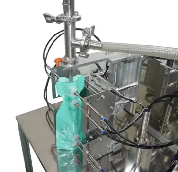 MS-G31充填機＋パウチ袋開封充填装置 - 株式会社シバタエンジニアリング